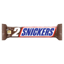 Snickers Baton z nadzieniem i orzeszkami ziemnymi w karmelu i czekoladzie 75 g (2 x 37,5 g)