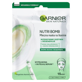 Garnier Skin Naturals Nutri Bomb Mleczna maska na tkaninie 28 g