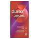 Durex Feel Thin Extra Lubricated Wyrób medyczny prezerwatywy 12 sztuk
