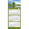 Artsezon kalendarz trójdzielny 2024 mix wzorów