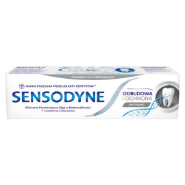 Sensodyne Whitening Wyrób medyczny pasta do zębów z fluorkiem odbudowa i ochrona 75 ml