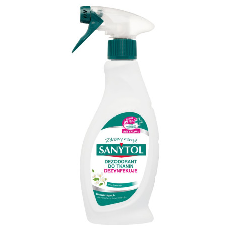 Sanytol Dezodorant do tkanin białe kwiaty 500 ml