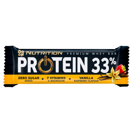 Go On Protein Baton o smaku waniliowo-malinowym 50 g