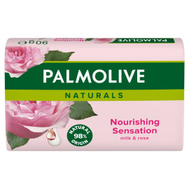 Palmolive Naturals Mydło w kostce Mleko i Róża, 90 g