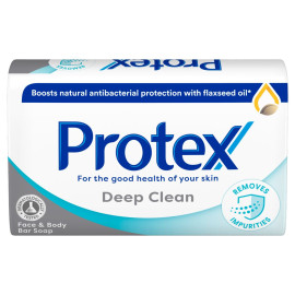 Protex Deep Clean Mydło do twarzy i ciała w kostce 90g