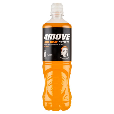 4Move Napój izotoniczny niegazowany o smaku pomarańczowym 750 ml
