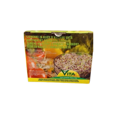 VitaLine Kiełkownica 2 poziomy + nasiona rzodkiew (15g) , brokuł (10g)