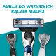 Gillette Mach3 Turbo Ostrza wymienne do maszynki do golenia dla mężczyzn, 5 ostrza wymienne