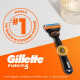 Gillette Fusion5 Power Ostrza wymienne do maszynki do golenia dla mężczyzn, 4 ostrza wymienne