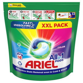 Ariel All-in-1 PODS Kapsułki z płynem do prania, 50prań