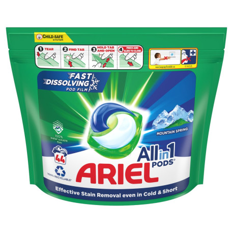 Ariel All-in-1 PODS Kapsułki z płynem do prania, 44prań