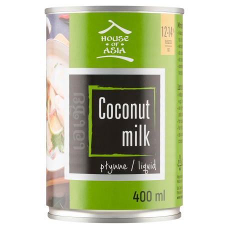 House of Asia Produkt roślinny z kokosa 400 ml