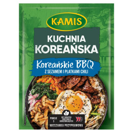 Kamis Kuchnia koreańska Mieszanka przyprawowa koreańskie BBQ z sezamem i płatkami chili 15 g