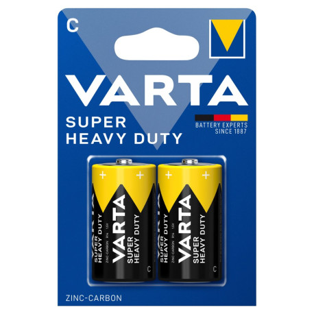 Varta Super Heavy Duty C R14 1,5 V Bateria cynkowo-węglowa 2 sztuki