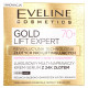 Eveline cosmetics Gold Lift Expert  Luksusowy multi-naprawczy krem-serum z 24 złotem, 70+