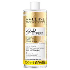 Eveline cosmetics Gold Lift Expert  Luksusowy przeciwzmarszczkowy płyn micelarny 3w1