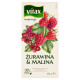 Vitax Inspiracje Herbatka owocowo-ziołowa aromatyzowana o smaku żurawiny i maliny 40 g (20 x 2 g)
