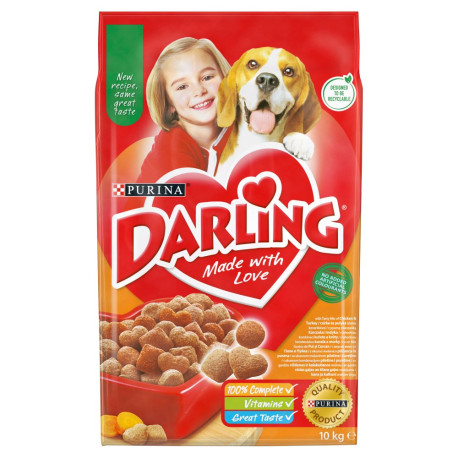 Darling Karma dla dorosłych psów z pyszną mieszanką kurczaka i indyka 10 kg