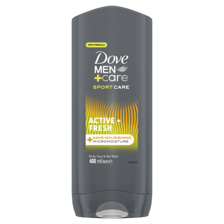 Dove Men+Care Sport Care Active+Fresh Żel pod prysznic 3 w 1 400 ml