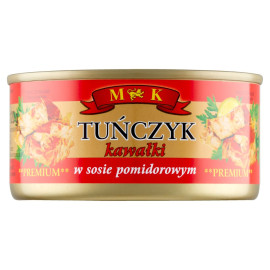 MK Tuńczyk kawałki w sosie pomidorowym 170 g