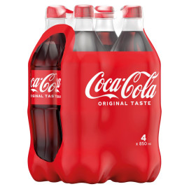 Coca-Cola Napój gazowany 4 x 850 ml