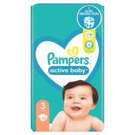 Pampers Active Baby 3, 66 Pieluszek,6kg-10kg