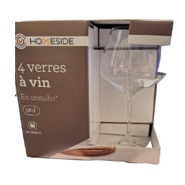 Wm Homeside kieliszki do wina z kryształu 580ml (58cl)