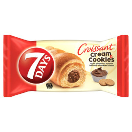 7 Days Cream & Cookies Rogalik z kremem z orzechów laskowych z kawałkami ciastek 60 g