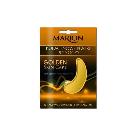 Marion - Golden Skin Care - Kolagenowe PŁATKI POD OCZY z olejkiem arganowym 2szt 