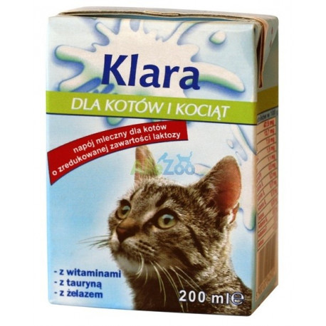 KLARA Napój mleczny dla kotów 200 ml