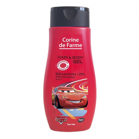WM  Cars 2 w 1  żel pod prysznic  i szampon, zapach gruszkowy