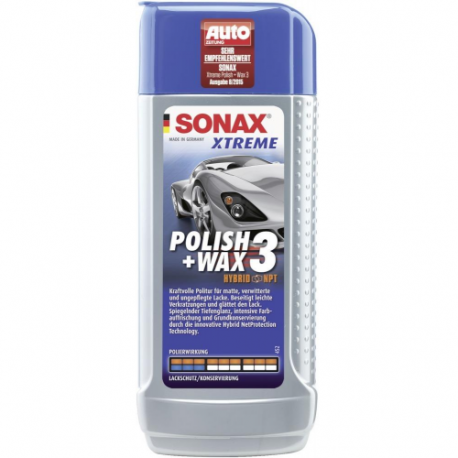 SONAX XTREME POLISH + WAX 3 250ML