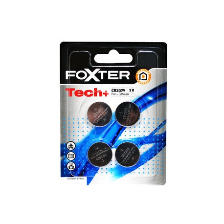 FOXTER Tech+ Bateria Alkaliczna Cr2025 3V